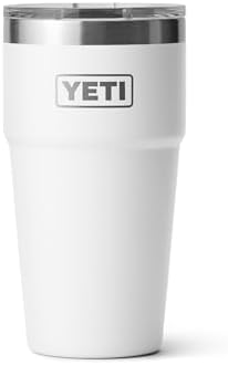 YETI Rambler 20 oz Stackable Tumbler, Stainless Steel, Vacuum Ins...