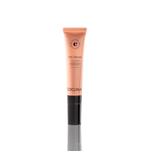 COCUNAT - Contorno de Ojos - Aplicador Efecto Frío - Reduce Bolsas y Ojeras - Hidrata - Con Cafeína y Ácido Hialurónico - 13ml - El Packaging Puede Variar