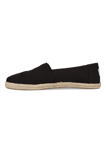 TOMS ALPARGATA ROPE Womens Platform, Black, 40 EU