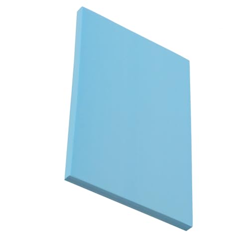 Image of ZOENHOU 20 Pcs 4 inch x 6 inch Blue Rubber Carving Blocks, Linoleum Blocks for Printmaking,Soft Rubber Crafts Rubber Stamping Blanks