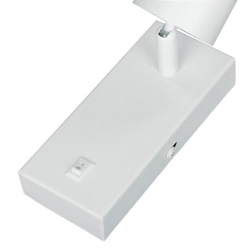 Aplique de lectura interior para cama y sofá foco orientable GU10 metal blanco 6