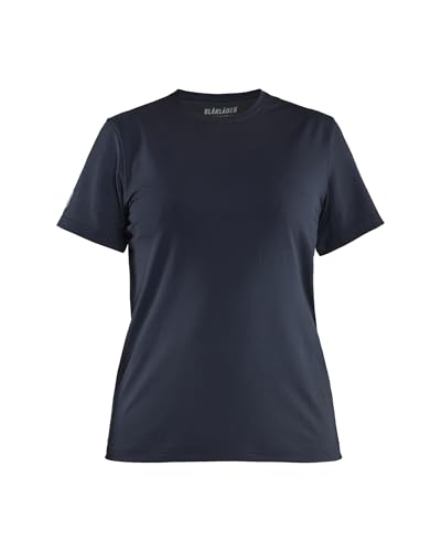 Camiseta de trabajo anti-UV contra el calor solar Blaklader mujer azul marino XXL