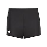 Normale Passform Adidas 3S Badehose Black/White 176