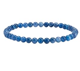 Kyanite bracelet fait main en minéraux naturels, le cadeau unisexe parfait