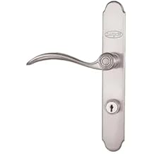 Larson QuickFit Curved Door Handle Curved Handle - Brushed Nickel