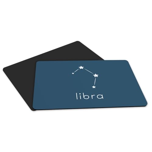 Sets de table grand format 39,5x28,5cm bleu avec motif divination de constellation - 5