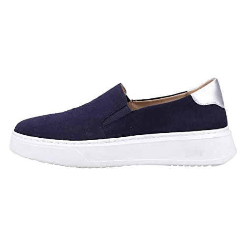Image of Hush Puppies Women's Corinne Slip On Cupsole Trainers, Navy, 7