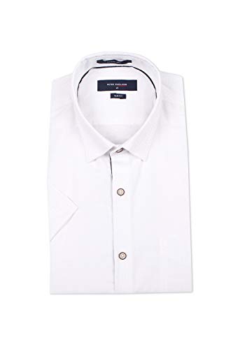 Image of Peter England Men's Printed Slim Fit Formal Shirt
