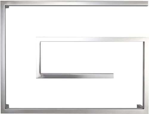 Toallero para baño cromado con diseño moderno de barras