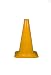 Cortina 03-500-38 Polyethylene Sport Cone, 18" Height, Yellow