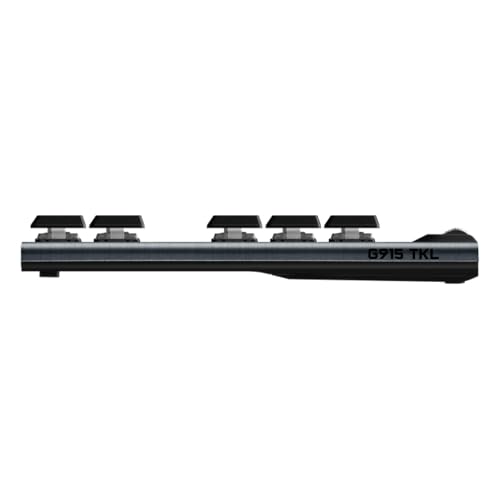 Image of Logitech G915 TKL Tenkeyless Lightspeed RGB Mechanical Gaming Keyboard for Laptop and PC, Low Profile Switch, LIGHTSYNC RGB, Wireless, Bluetooth Function, Black