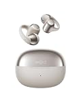 SHOKZ OpenDots ONE Open Ear Headphones, Premium Dolby Audio 6.5g Clip On Earbuds 40 hrs Playtime, Bluetooth 5.4, Wireless Earphones with Mic, Fast Charging, IP54, with Cleaning Cloth, Commuting- Grey