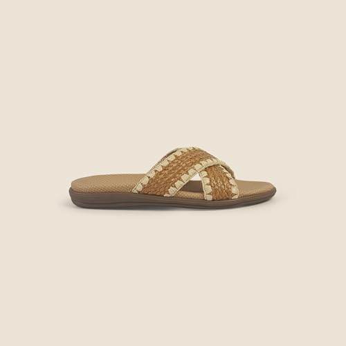 Image of Metro Women's Stylish Cross Strap Slides
