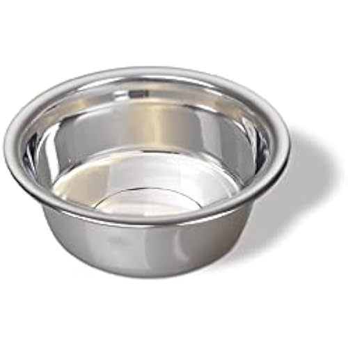 Van Ness Pets Small Lightweight Stainless Steel Dog Bowl, 16 OZ Food And Water Dish