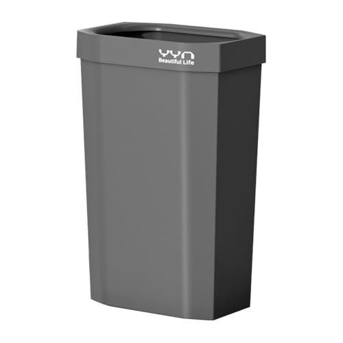 WDPUCHU 4 Gallon, Small Slim Garbage Can, Open Top Trash Can for Bathroom, Kitchen, Office, Bedroom,...
