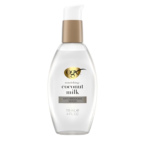 OGX Nourishing + Coconut Milk Anti-Breakage Serum, 4 Fl Oz
