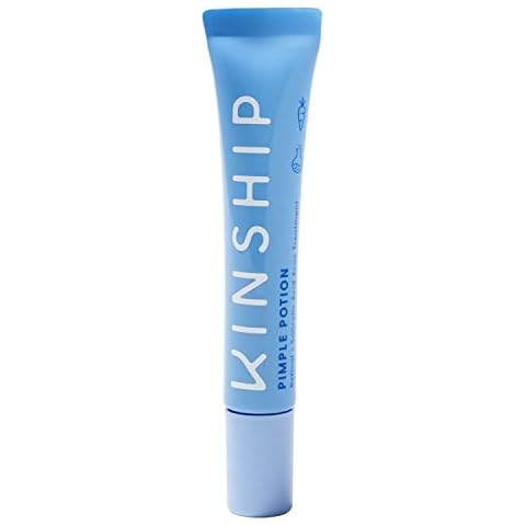 Kinship Pimple Potion Retinal + Salicylic Acid Acne Treatment - 2% BHA Acne Spot Treatment - Control + Clear Breakouts - Reduce Pores + Blackheads - Sensitive Skin - Vegan Skin Care (0.53 oz) Cover