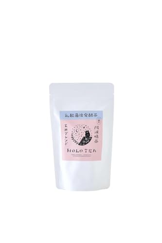 HOLO TEA 阿波晩茶 健康茶 乳酸菌発酵茶 ブレンドティー 3g×20包入り ティーバッグ バリア機能 低カフェイン 敏感肌 デリケート肌 乳酸菌 ホロティー HOLOTEA (阿波晩茶×玄米ブレンド)のサムネイル