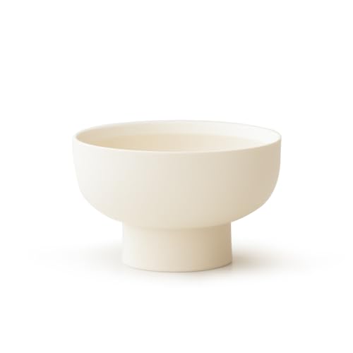 WENSHUO High-foot Deep Fruit Bowl, Ceramic...