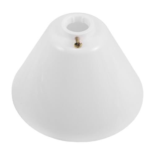 Angoily 1 Satz Kegelförmige Deckenventilator Baldachin Abdeckung Leichte Baldachin Kappe Dekorative Kunststoffplatte Für Die Ventilatorwartung Heim DIY Projekte