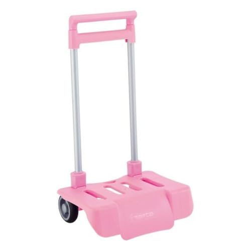 SAFTA Carro PORTAM.PLEG. Rosa Claro Pant. 673C 30X85X23 CM, Multicolor (641088605)