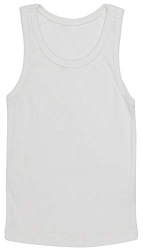Image of ToBeInStyle Kids Boys Girls Soft Lightweight Jersey Scoop Neck Tank Top