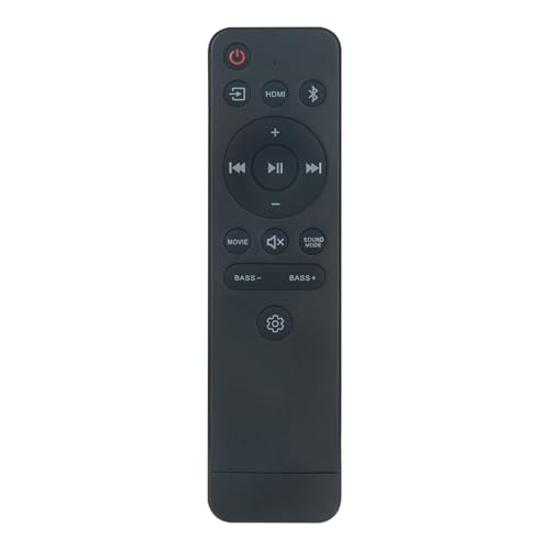 ECONTROLLY Replacement Soundbar Remote Control Compatible for Onn 100069413 100043839 3.1-5.1 CH Dolby Atmos Sound Bar Speaker Subwoofer Surround Home Theater System