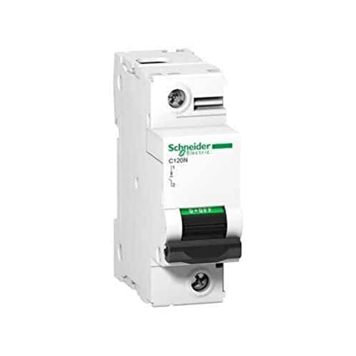 Interruptor Magneto Térmico 1P 80A Schneider A9N18379 Blanco C120N 2