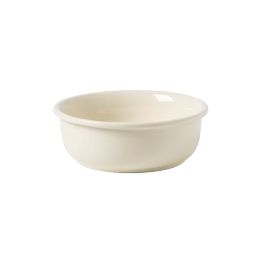 傾斜設計セラミックペット食器猫用斜めボウル食べやすい高さ調整ダブル食事水飲み転倒防止浅型14cm深型12.5cm 200ml 300ml陶器製丸洗い可 (UFOシングルボウル(ベージュ),深い12.5 CM/300 ML)