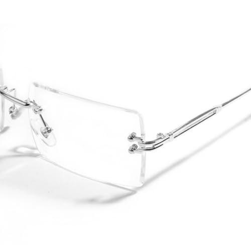 Image of SAM AND MARSHALL HARPER Eyeglass I Light Weight Frames I Rectangle Shape I Sheet Metal Frames I Prescription Friendly I Men & Women