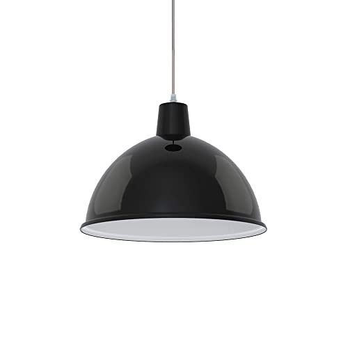 Taschibra TD 821 02110002-02, Lum Pendente Design E27, 100W, Preto