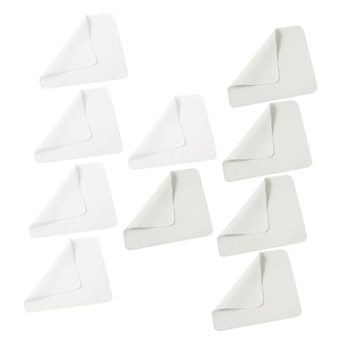 minkissy 10 Piezas Paños de Limpieza Microfibra para Gafas Unidades Gris y Blanco Alta Absorción Reutilizables para Lentes Pantallas Móviles Cámaras y Monitores Suaves y Duraderos