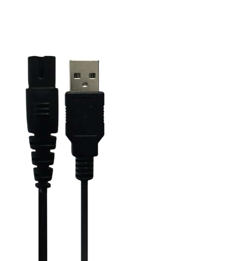 ORACURA® USB Charging Cable | Compatible with OC001, OC010, OC100, OCE01, OC150, and OC200 Smart Water Flossers | Fast Charging | Durable Design | Black
