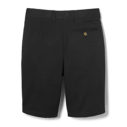 Short ajustable noir taille 18 coupe flat front ado - 2