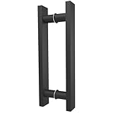 【Poignée de Porte Moderne 30 cm】Entraxe : 20 cm | Profondeur : 4,1 cm | Dimensions : 1.5 cm × 3 cm – Veuillez vérifier les dimensions de votre porte avant l'achat.