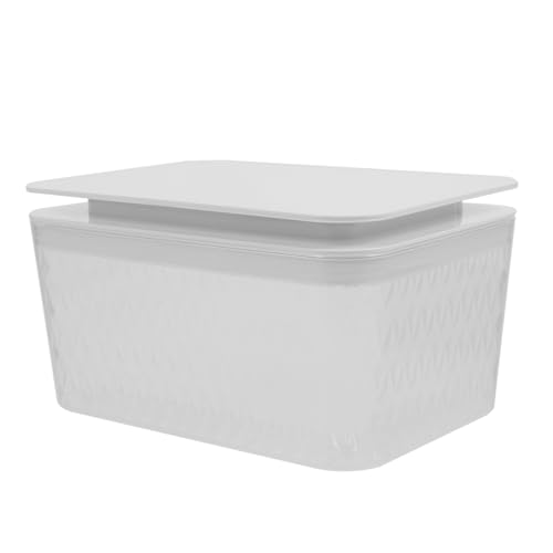 SOLUSTRE Wipes Dispenser Box with Lid Reusable Wet Tissue Holder for Bathroom Home Stylish Storage Case for Easy to Keep Wipes Clean and Fresh