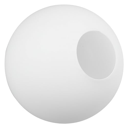 Image of SHERCHPRY Lighting Fixture Replacement Globes Neckless Top Opening Frosted Opal White Glass Lamp Shades Globe Lampshade Cover Ceiling Light Covers for Lighting 15cm
