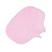 FONDUO silikonowy uchwyt na mydło, samooopróżniający, silikonowy pojemnik na mydło, wodospadowy uchwyt na mydło, suchy uchwyt na mydło do kuchni (różowy)
