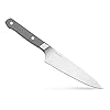 Misen 5.5 Inch Utility Knife - High Carbon Stainless Steel Kitchen Knife for Chopping and Slicing - Ergonomic Design for Culinary & Professional Chefs - Medium-Sized - Gray
