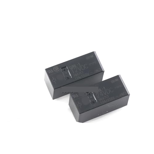 POWTAXBJGD 10PCS/Lot Power Relay G2RL-1-12VDC 24VDC 5PIN 12A and G2RL-1-E-CN-12VDC 24VDC 8PIN 16A(G2RL-1-E-CN-12VDC)