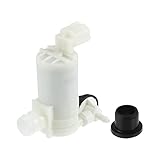X AUTOHAUX Pare-brise Lave-glace Moteur Pompe pour Nissan Quest - 1 Pcs Rouge Blanc