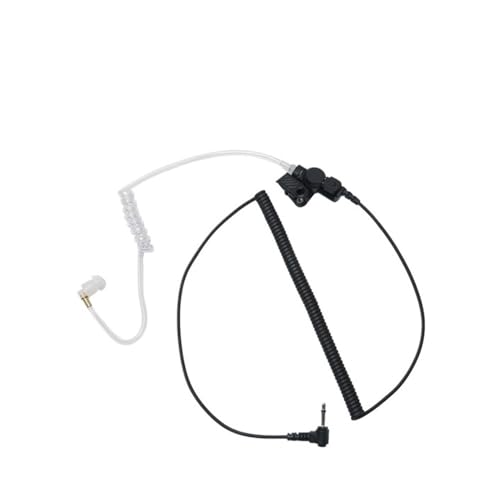 HUTNUZMHK(X) 3.5mm XjOpGA`[uCzwbhZbgFit For Motorola Ή Fit For BAOFENG UV-5R A}`AgV[o[ Xs[J[ }CNΉ(2PCS)