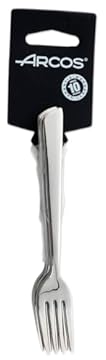 Arcos Serie Toscana - Forchetta Frutta Set (6 forchetta) - Monoblocco Unipezzo Acciaio Inossidabile 18/10 e 140 mm Colore Argento