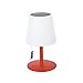 Produktbild greemotion LED-Solar-Tischleuchte Outdoor, rot, Akku Tischlampe dimmbar