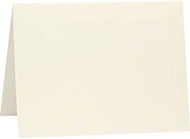LUXPaper A2 Folded Cards | 4 1/4" x 5 1/2" | Natural | 80lb. Cover | 250 Qty