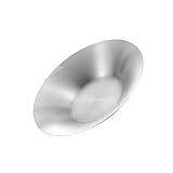 Assiettes rondes en acier inoxydable - fabriquées en acier inoxydable de qualité alimentaire, sont faciles à nettoyer offriront une bonne expérience, assiette en acier inoxydable