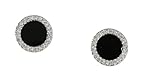 Pendientes colgantes de diamantes imitación negros redondos for mujer, aretes cúbicos brillantes, joyería femenina con temperamento Para Mujeres, Madres, Novias, Madres