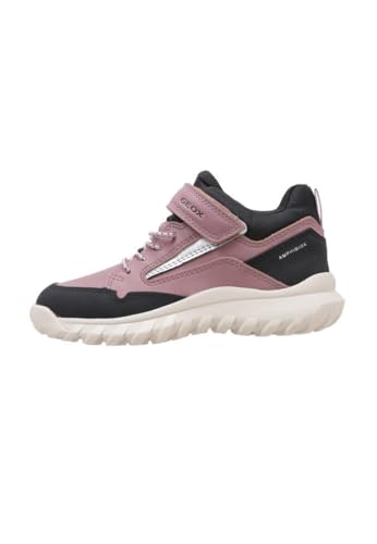 Geox Fille Simbyos Girl ABX A Basket anti-glisse et pieds secs sous la pluie