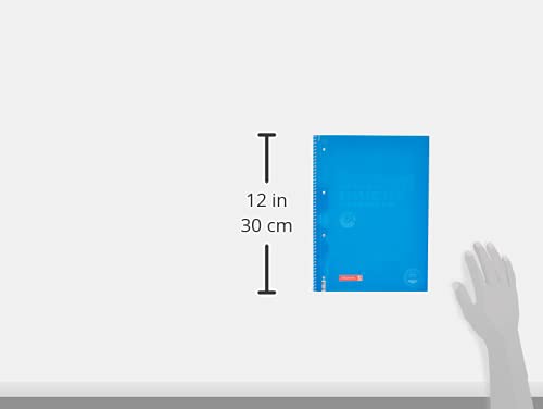 BRUNNEN Collegeblock Premium Student Colour Code | A4, Lineatur 27, 80 Blatt, azur
