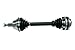 Produktbild SKF Antriebswelle VKJC 1048 Position Vorderachse links Höhe 137mm Länge 740mm Breite 140mm - OE Qualität